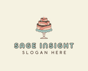 Sweet Cake Dessert logo design