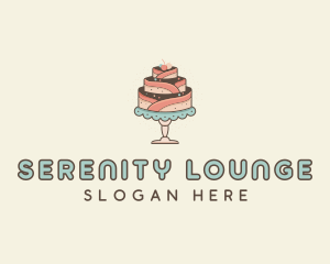 Sweet Cake Dessert logo design