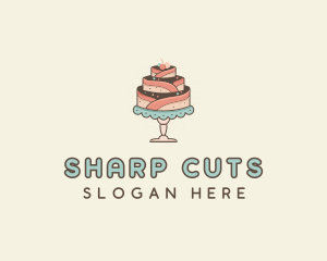 Sweet Cake Dessert logo design