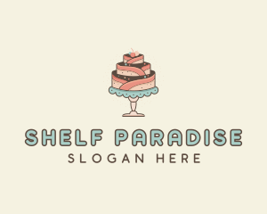 Sweet Cake Dessert logo design