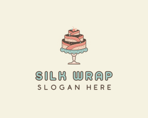 Sweet Cake Dessert logo design