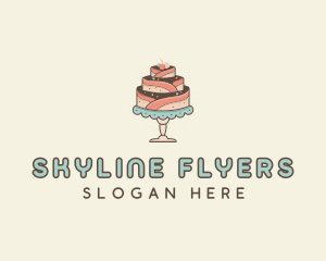 Sweet Cake Dessert logo design