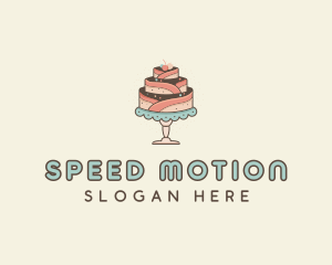 Sweet Cake Dessert logo design