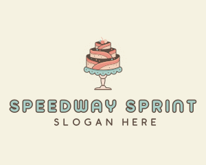 Sweet Cake Dessert logo design