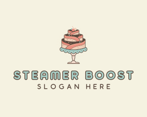 Sweet Cake Dessert logo design