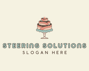 Sweet Cake Dessert logo design