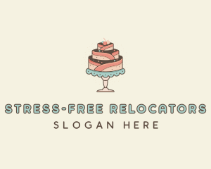 Sweet Cake Dessert logo design