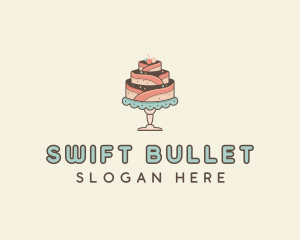 Sweet Cake Dessert logo design