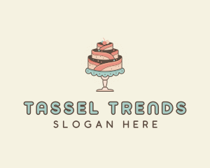 Sweet Cake Dessert logo design