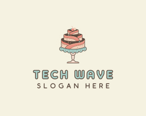 Sweet Cake Dessert logo design