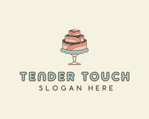 Sweet Cake Dessert logo design