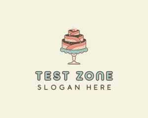 Sweet Cake Dessert logo design