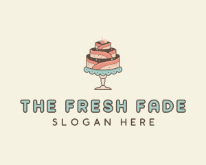 Sweet Cake Dessert logo design