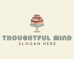 Sweet Cake Dessert logo design