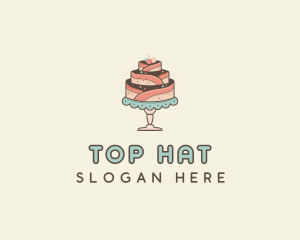 Sweet Cake Dessert logo design