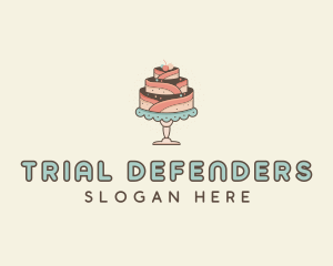 Sweet Cake Dessert logo design