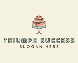 Sweet Cake Dessert logo design