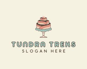 Sweet Cake Dessert logo design