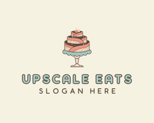 Sweet Cake Dessert logo design