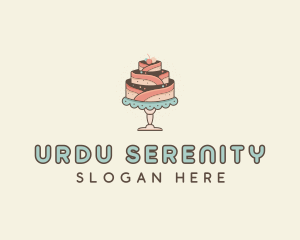 Sweet Cake Dessert logo design