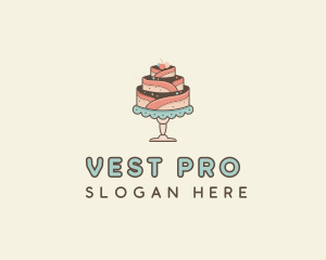 Sweet Cake Dessert logo design