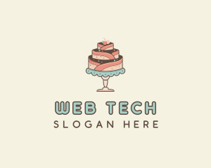 Sweet Cake Dessert logo design