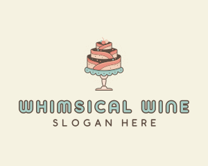 Sweet Cake Dessert logo design