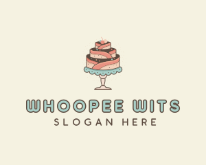 Sweet Cake Dessert logo design