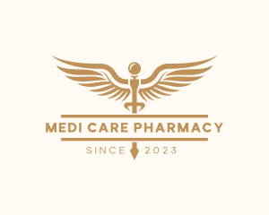 Caduceus Pharmacist Clinic logo design