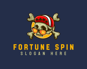 Casino Gambling Skull  logo