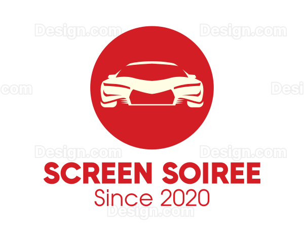 Red Sports Car Logo