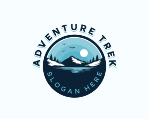 Lake Mountain Adventure logo design