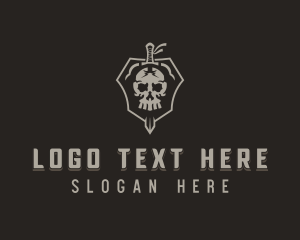 Skull Sword Mercenary logo