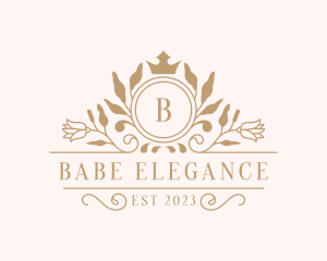 Crown Wedding Event logo design