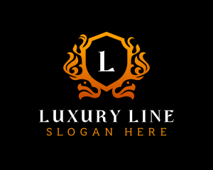 Luxury Ornamental Crest logo design