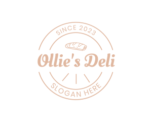 Bread Deli Sandwich logo design