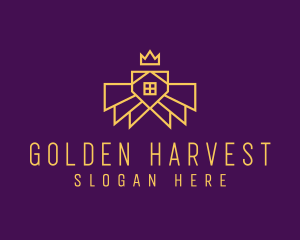 Golden House Realty logo design