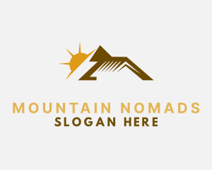 Mountain Home Sunrise logo design