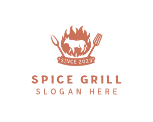 Hot Beef Restaurant logo design