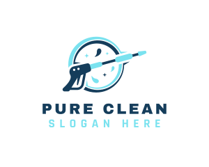 Pressure Wash Cleaning logo design