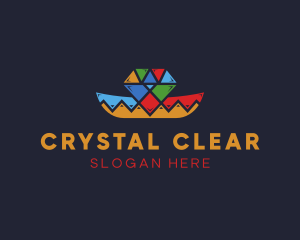 Diamond Mexican Hat logo design