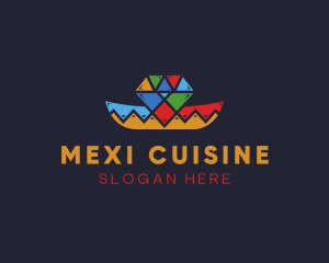 Diamond Mexican Hat logo design