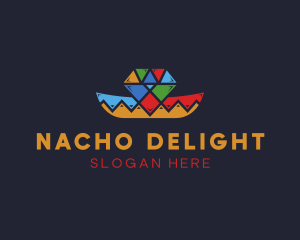 Diamond Mexican Hat logo design