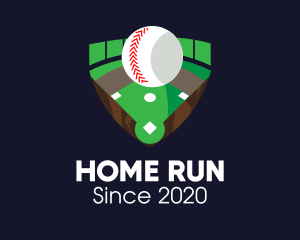 Baseball Sports Field logo