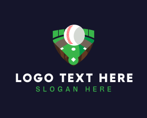 Baseball Sports Field logo