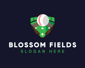 Baseball Sports Field logo design