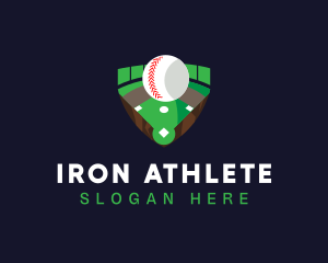 Baseball Sports Field logo design