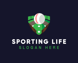 Baseball Sports Field logo