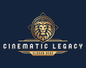 Lion Shield Crest logo