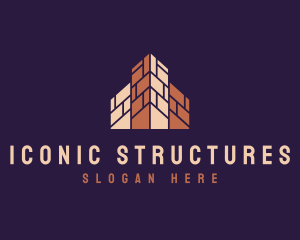 Building Structure Realty logo design